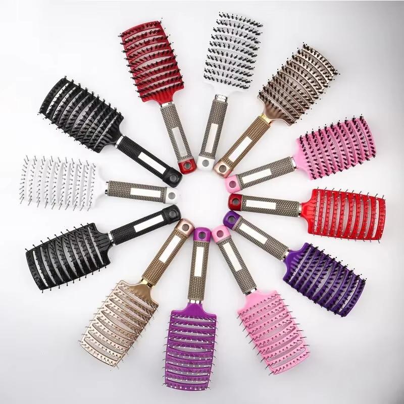 Professional Hair Comb for Scalp Massage Detangling Brush for Wet Curly Hair Wide Tooth Comb for Thick Hair Barber Styling Tools