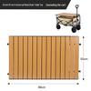 Portable Folding Camping Cart & Tabletop Accessories