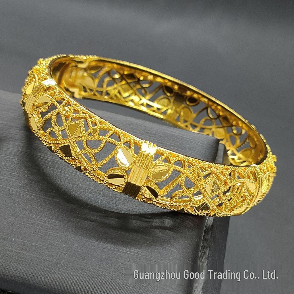 Bracelet de mariée Bollywood plaqué or 24 carats: Bijoux de mariée pour femmes