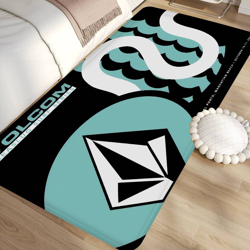 V-Volcoms Door Mat Washable Non-Slip Living Room Sofa Chairs Area Mat Kitchen Toilet Rug