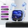 Kabellose Bluetooth-kompatible Kopfhörer Intelligente Touch-Farb-LCD-Anzeige TWS Ohrhörer HIFI Geräuschunterdrückung Stereo-Kopfhörer