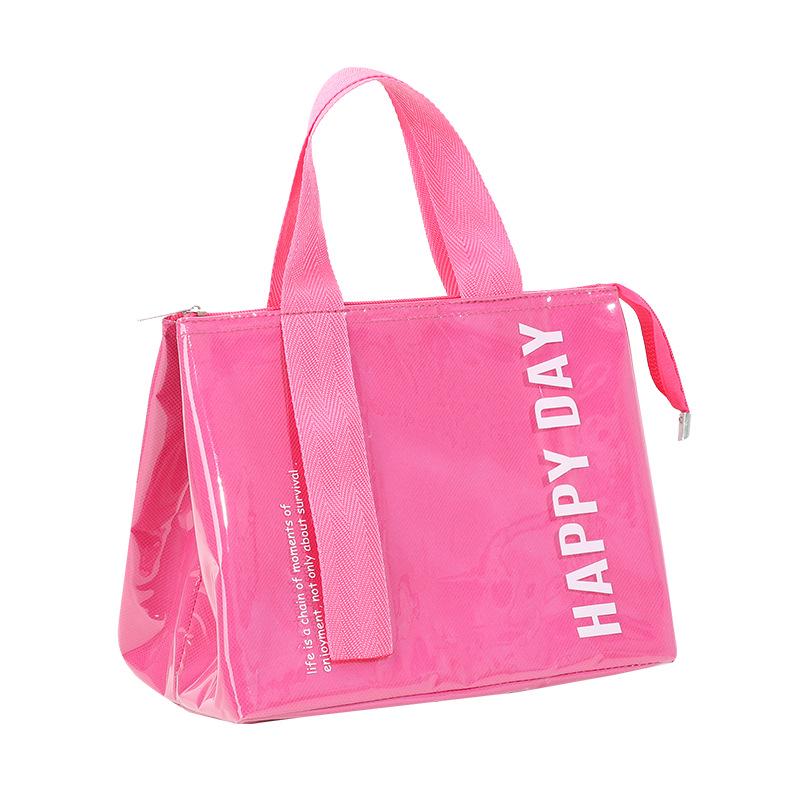 Dopamine Large Capacity Insulated Lunch Bag – Stylish Bag for Office Workers, Ideal for Bento Boxes & Ice Packs