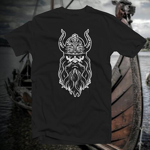 Хлопковая футболка #2 Воин Руна Норвежского Викинга Саксонский Магический Языческий Символ Унисекс Футболка S