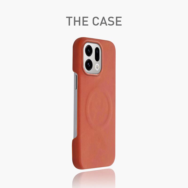 Sheepskin Leather Magnetic Wireless Charging Case For OPPO Find X9 Pro Frameless Shockproof Hard Cover For Find X9 X9Pro