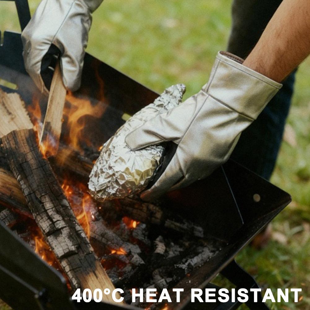 Lightweight Heat Resistant Gloves for Outdoor For Grilling Baking and Labor Intensive Jobs with Abrasion Resistance