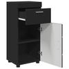 Bathroom Cabinet Set TULUM Black 37 X 31.5 X 82 Cm