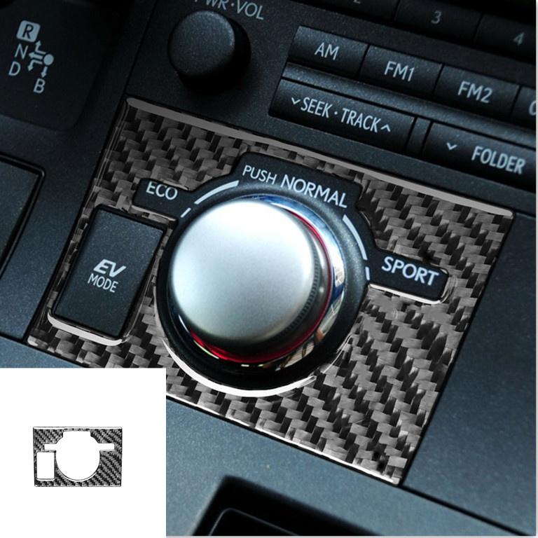 Ανθρακονήματα Για Lexus CT 2011-2017 Πίνακας Ελέγχου CD Κλιματισμού Πίνακας Ταχυτήτων Πίνακας Αέρα Αυτοκόλλητα αυτοκινήτου κάλυμμα Αυτοκίνητο