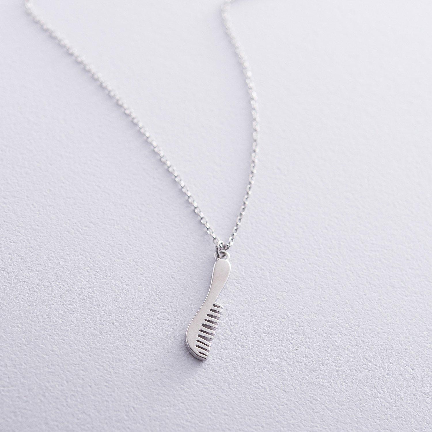 

Срібне кольє Гребінець Oniks 45 срібний