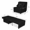 Fold-out Armchair for Sleeping KIMO Container Family Furniture Hunter Black