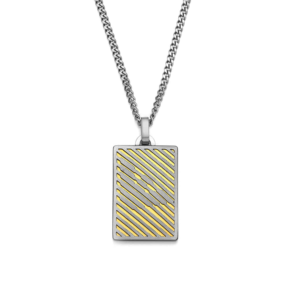 Emporio Armani Egs3239060 Logo Pendant Necklace