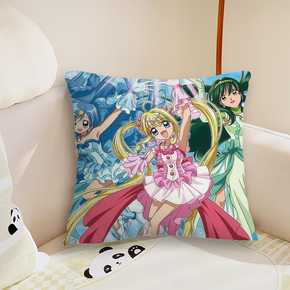 Anime pPichi pPichi Cushion Cover Pillow Case Plush Fabric Soft Double Sided Print Sofa Cushion Cover Throw Pillow Covers