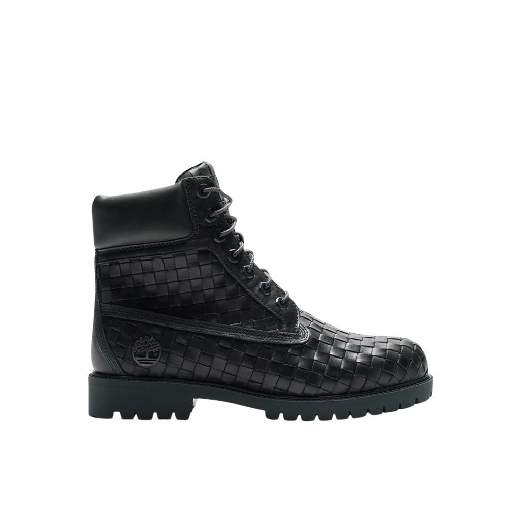 Timberland 6 Inch Premium Boot Woven Leather - Dark Green Unisex Sneakers TB0A6FD6-EEQ