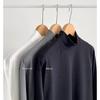 Chemise à col roulé et taille moyenne pour homme, vêtements d'automne et d'hiver, t-shirt à manches longues en velours allemand, sous-vêtements thermiques tendance