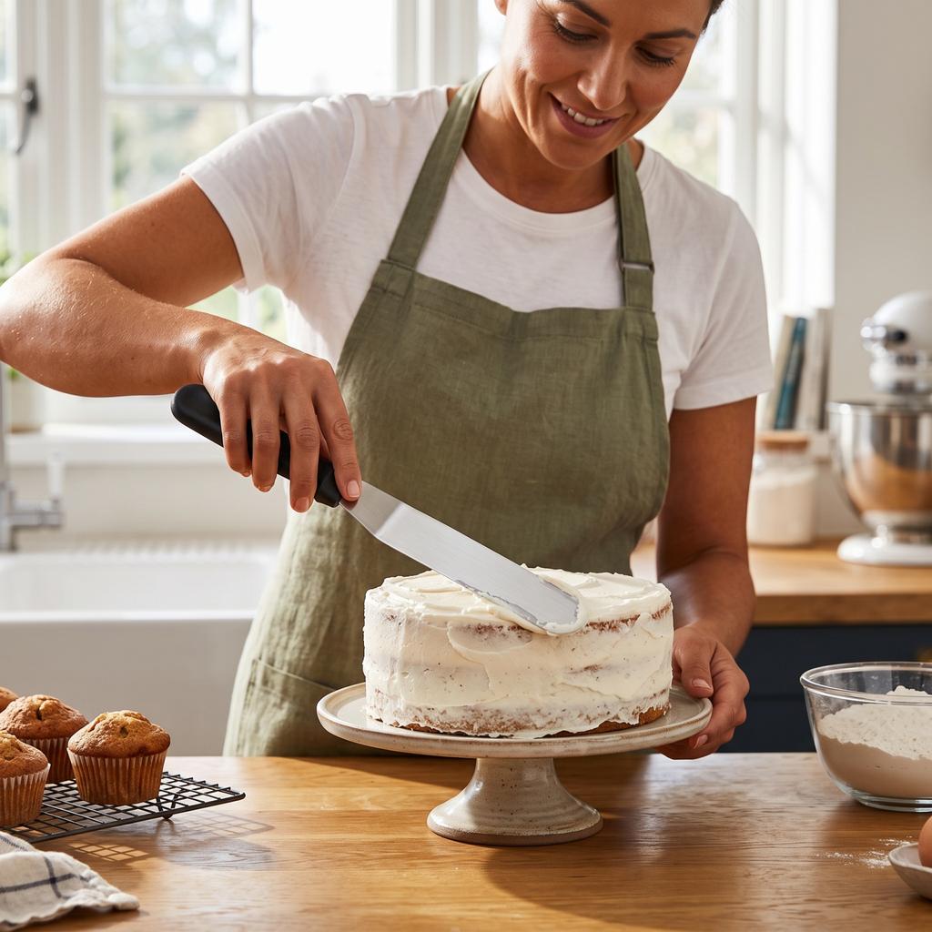Stainless Straight Icing Spatula for and Baking