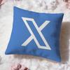 classic logo Twitter Cushion Cover Premium Comfort Reversible Pillow Cove -Two in One Design for Any Room & Car Interior