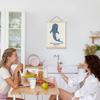 JINYO Whale Shark Christian Wall Art Poster, Bible Verses Wall Decor, Isaiah 43:2 Bible Scripture Canvas Prints Wall Decor for Bedroom Living Room