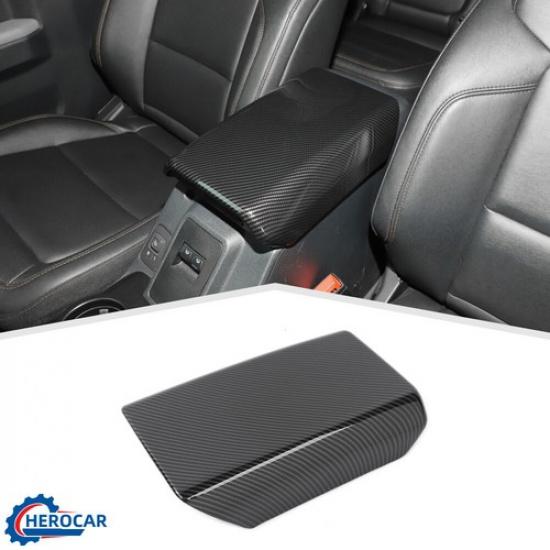 Center Console Armrest Cover Trim Shell Decor For Ford Bronco 21-25 Accessories Carbon Fiber -A TYPE