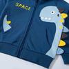 Three-Dimensional Dinosaur Hoodie Sweater Cotton Terry Children's Clothing