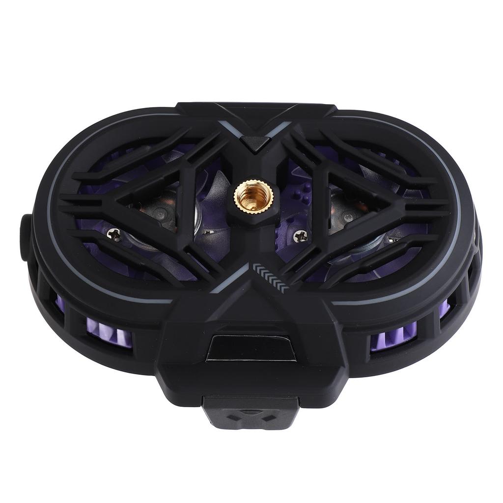 Phone Cooler Double Core 3 Level Cooling Temperature Display RGB Cellphone Radiator for Gaming Live