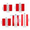 Y5GD Clear Plastic Hinges On Strong Folding Hinges 12pcs for Fish Covers