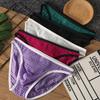 Men'S Lace Briefs Low Waist Perspective Underwear Transparent Panties U Convex Pouch Lingerie Underpants Bikini Slip Homme