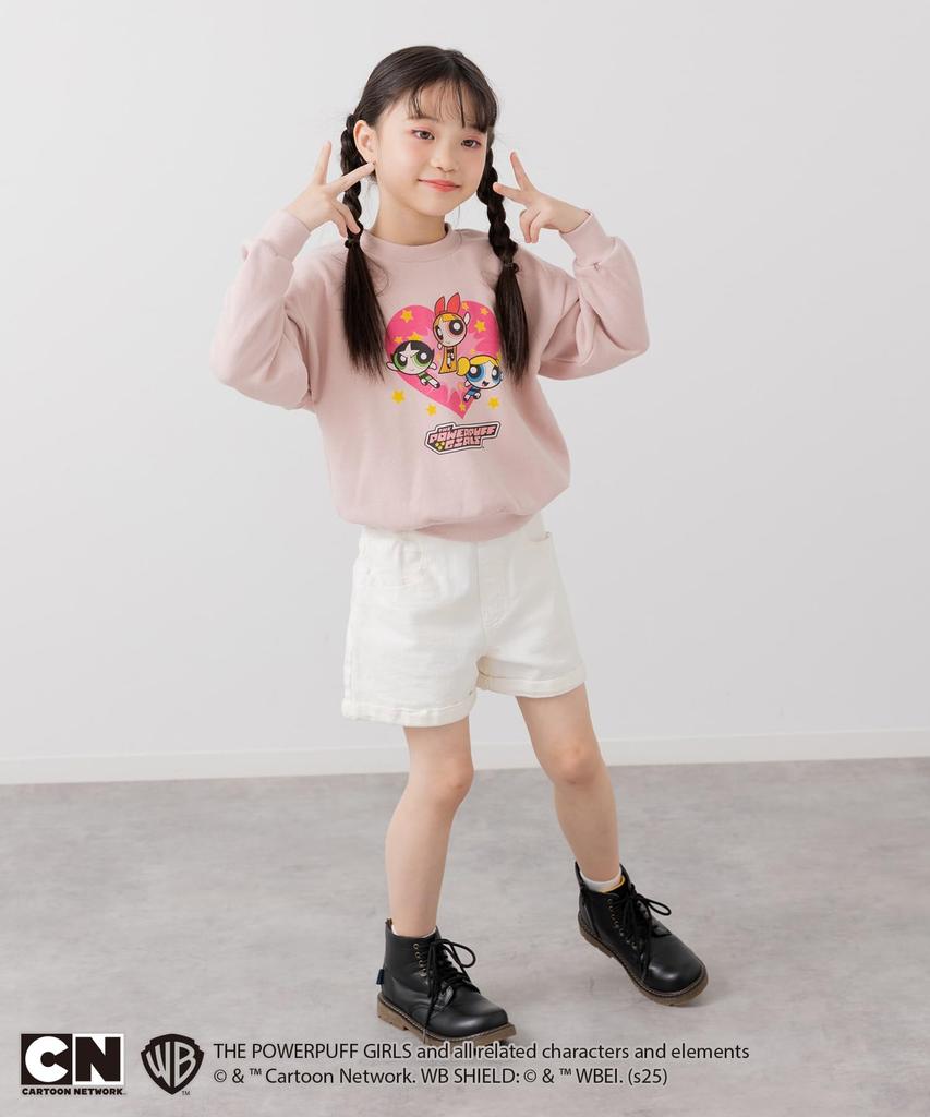 Chil2 Powerpuff Girls Sweatshirt, Kids' Long Sleeve Fleece Sweatshirt, Digital Print, 94251781-120SP