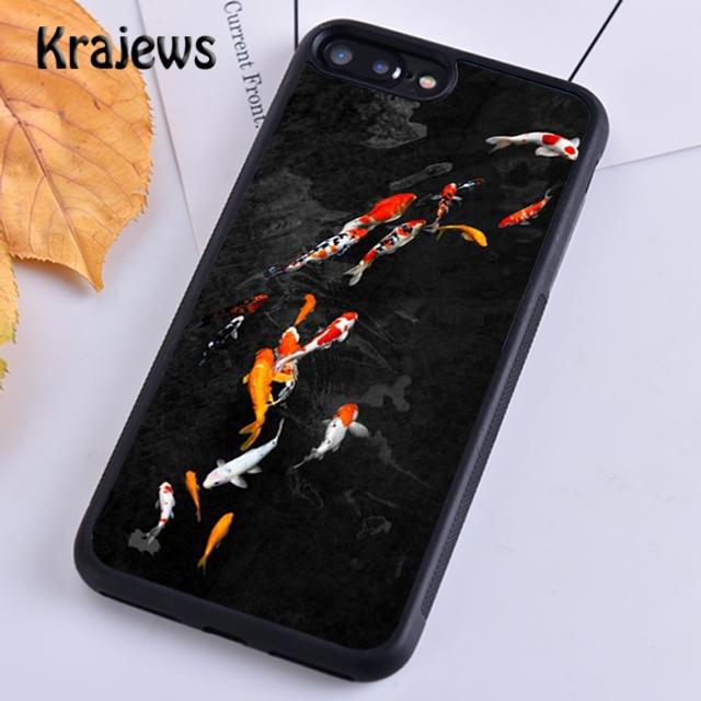 

Krajews Koi Carp Fish Soft Phone Case Cover For iPhone 17 Air 16 15 14 plus 11 12 13 pro max coque Shell Fundas iPhone 13