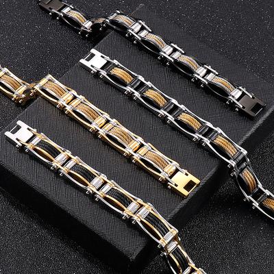 Hip Hop 15MM Coole Herrenarmbänder Mode Netz Hohe Qualität Schweres Armband Beste Freunde Armbänder Edelstahl Party Schmuck