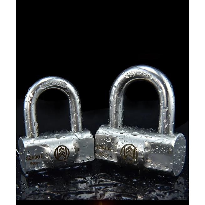 30/40/50/60MM Stainless Steel Heavy Duty Key Lock Security Padlock Outdoor Gym Safely Door Lock Anti-theft Waterproof Padlocks
