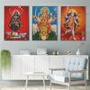 Shiva Parvati Poster, Hinduismus, religiöse Kunst, Ganesha, Leinwandgemälde, Vishnu, gedrucktes Wandbild, Wohnzimmer, Heimdekoration