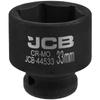 JCB Impact Socket 1/2" 33mm 6-Point Cr-Mo Socket Wrench