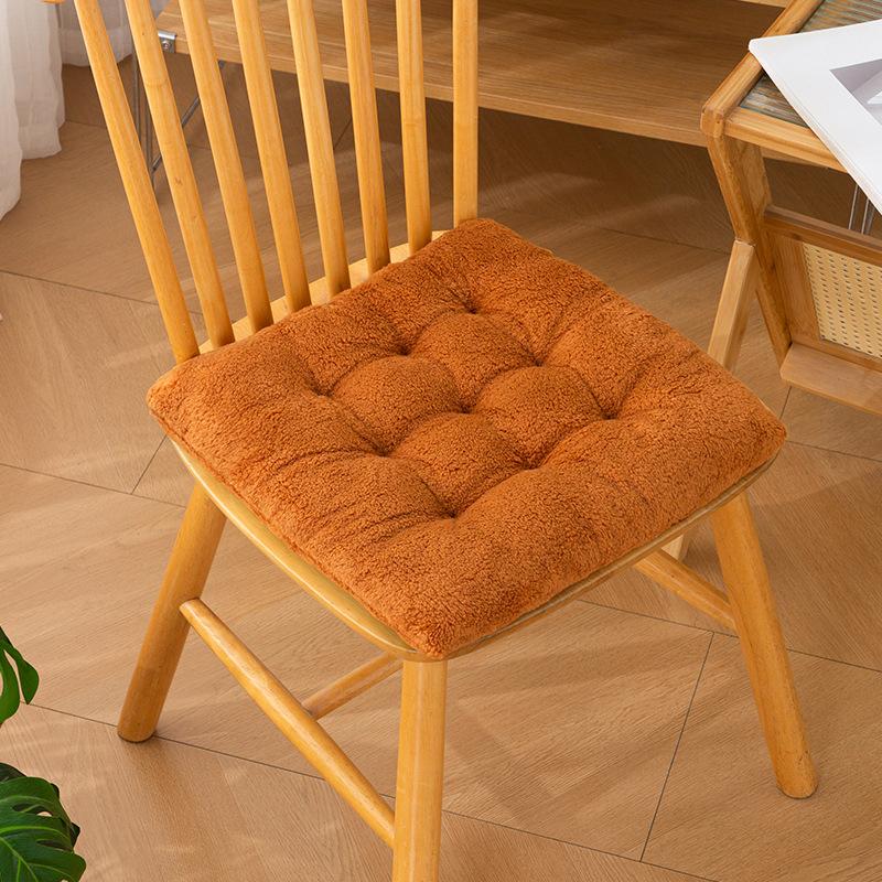 Thickened Warm Seat Cushion Home Dining Chair Cushions Office Sedentary Student Chair Mat Anti Slip Fart Cushion Moisture-wicking Breathable Sofa Pad