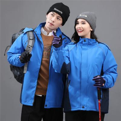Winter Single Piece Anti Cold and Waterproof Fleece Jacket for Men and Women, Camping, Hiking, Skiing and Parent-child Jacket