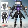 MOC Skibidi Toileted Giant Titan TVman Upgrade Speakerman Building Blocks Action Figure Model Construction DIY Bricks Toy Fan