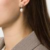 Tory Burch Classic Logo Minimalist Versatile Metal Earrings Women earrings 60525-137