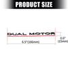 "English Letter" Pattern Waterproof Vinyls Sticker for Vehicle Exteriors Decoration Automobiles Rear Tail Label