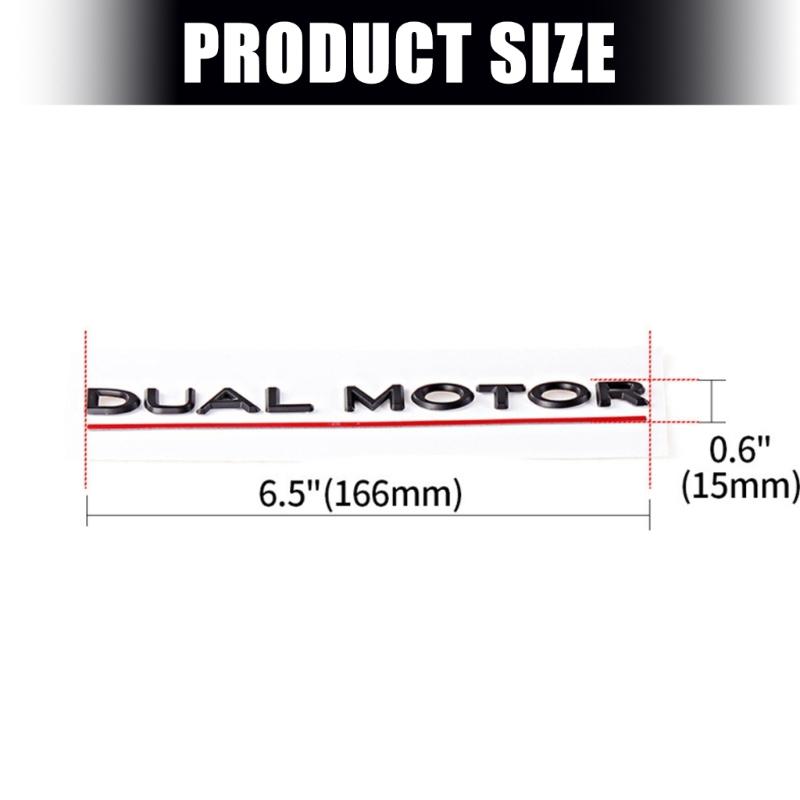 "English Letter" Pattern Waterproof Vinyls Sticker for Vehicle Exteriors Decoration Automobiles Rear Tail Label
