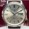 Used 1966 Made In Japan SEIKO Sportsmatic 5 Dolphin Engraved Automatic Winding Vintage Antique Sportsmatic 21 Stone Day Date Watch