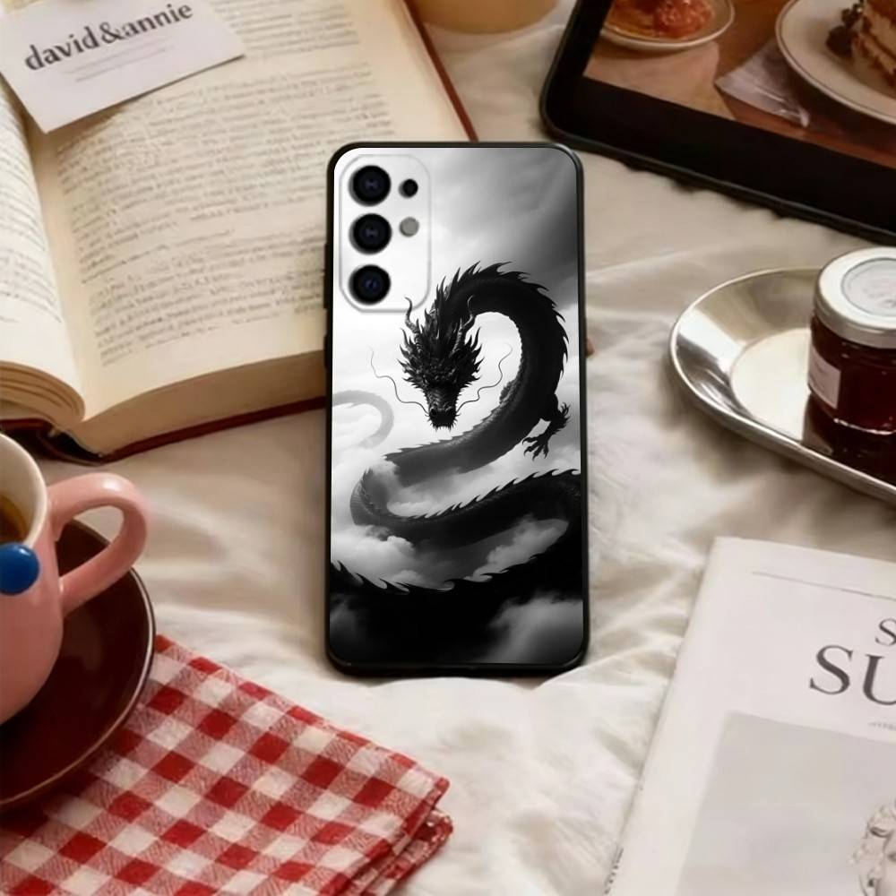 

Sacred Dragon Phone Case For Samsung S25,S24,S21,S22,S23,S30,Ultra,S20,Plus,Fe,Lite,Note,10,Black Cover Samsung S20ULTRA5G