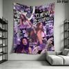 Olivia Isabel Rodrigo Wall Tapestry Aesthetic Wall Hanging Printed Fabric Blanket Decorative Tapestries for Bedroom Living Room Home Decor