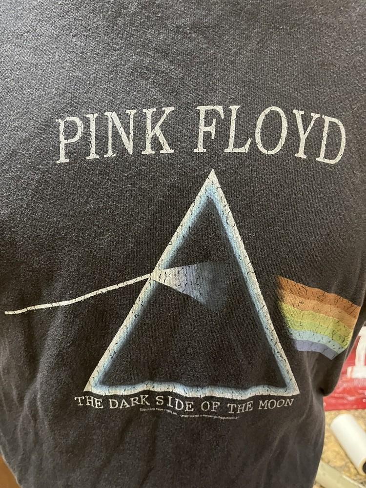 

Pink Floyd Темний бік Місяця Жіноча Чорна Футболка Вінтажного Вигляду З Шнурівкою по Боках Унісекс Футболка XXXL