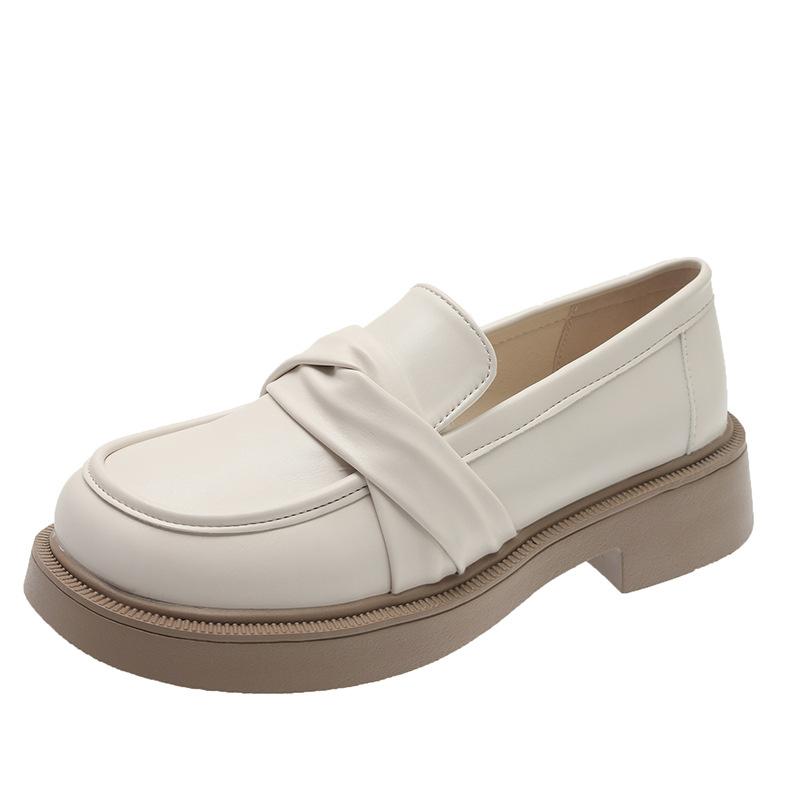 British Style Small Leather Shoes Women's Shoes Student Korean Version 2025 Spring and Autumn New Loafers Women's Spring Platform Single Shoes