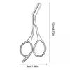 2-In-1 Eyebrow Trimming Scissors With Combs Professional Eyebrow Trimmer Stainless Steel High Quality Scissors Beauty Tools