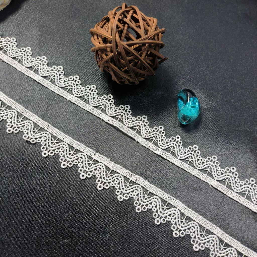 Dantelă de mătase din lapte solubilă în apă pentru broderie de perne, perdele și rochii de mireasă