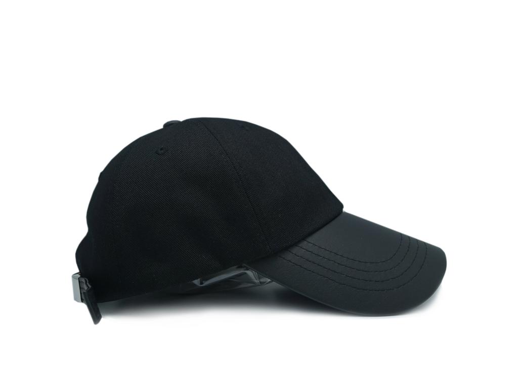 Mimisiu Star Leather Ball Cap_Black
