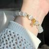 Natural Cat's Eye Bracelet: Chinese Style & Fu Character Design - Versatile Accessory Gift for Women & Best Friends