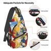 DADABULIU Floral and Cherry Blossom Pattern Crossbody Shoulder Bag for Men and Large Perfect for and School Japanese-style Women, Capacity,