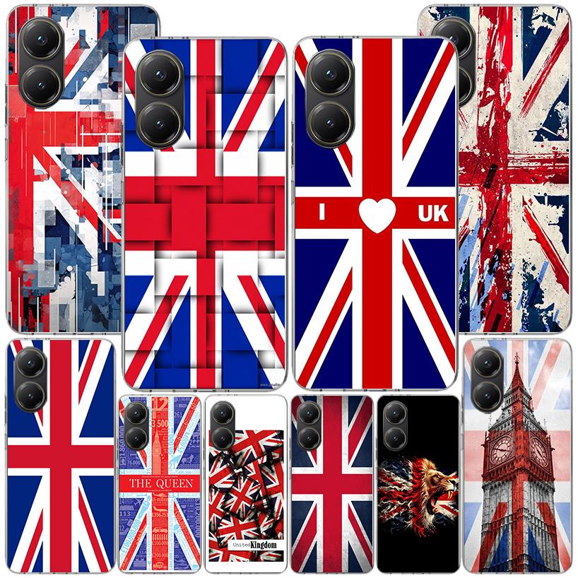 Union Jack England UK Flag Phone Case For Xiaomi Poco X7 X6 X5 Pro F7 Ultra Redmi 15C 15 13C 13 12C 12 10 10A 10C 9 9A 9C 9T Cov
