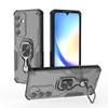For Samsung Galaxy A35 5G Phone Case WANLONFENG PC TPU Back Cover Kickstand with Tempered Glass