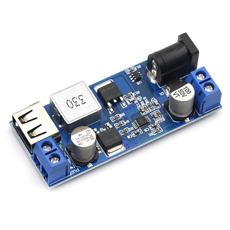 Replace Lm2596S Dc-Dc 24V/12V To 5V 5A Step Down Power Supply Buck Converter Module Adjustable Usb Step-Down Charging Module